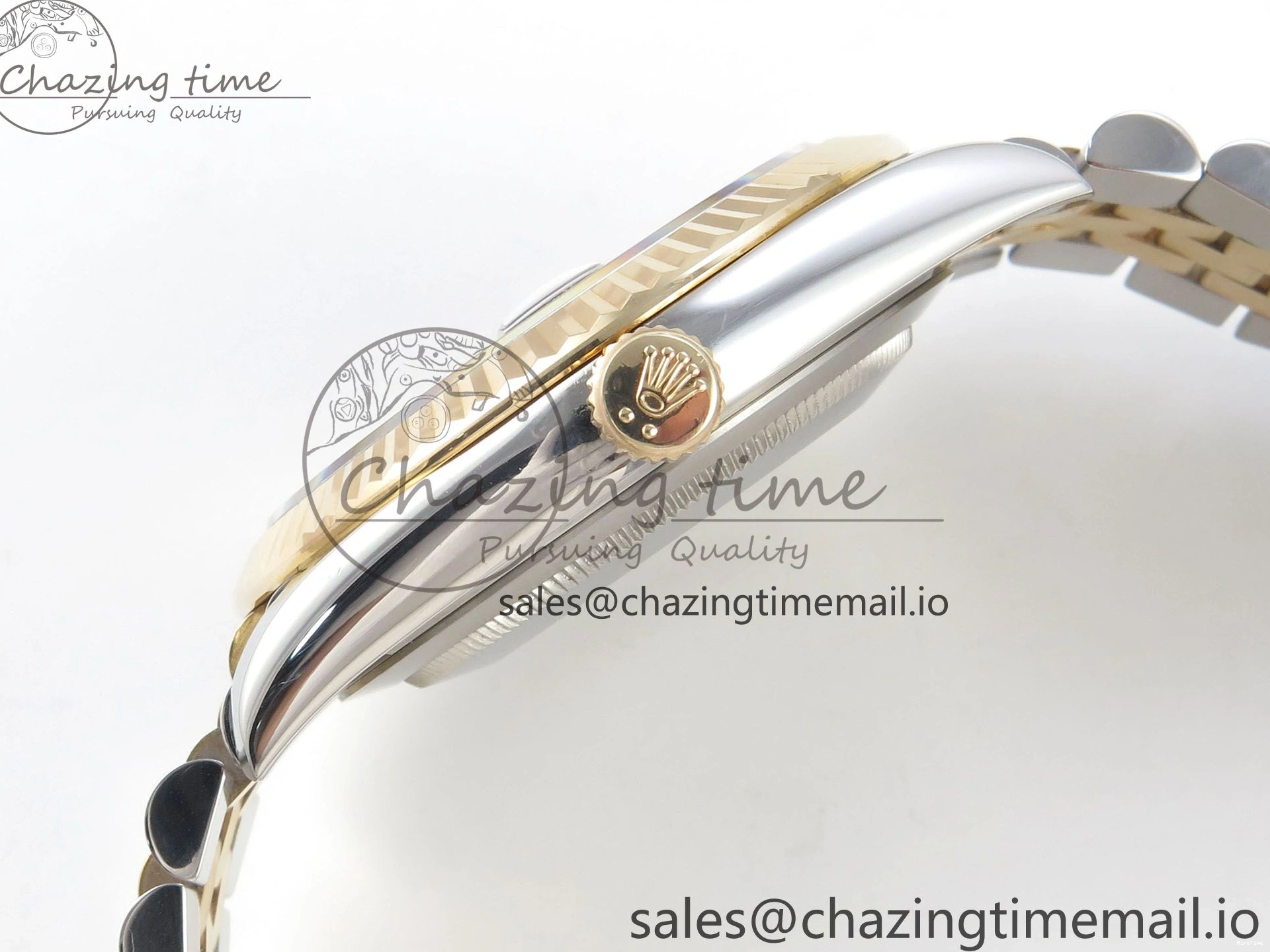 MiroTime 0424 Reliable DateJust 41mm 126333 SS YG 3EF 1:1 Best Edition Gray Roman Dial on SS YG Jubilee Bracelet SA 302